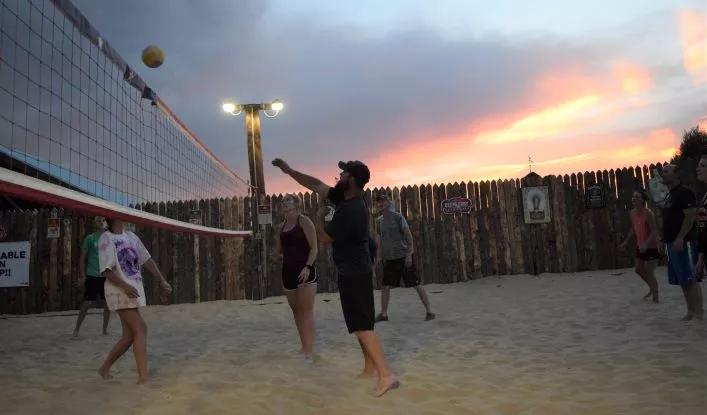 Adult Sand Volleyball Players