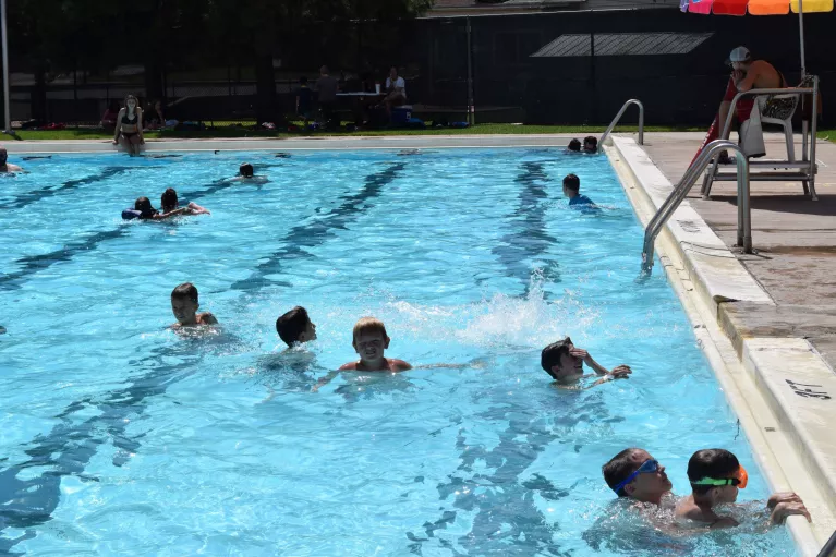Swimming Pool with Group